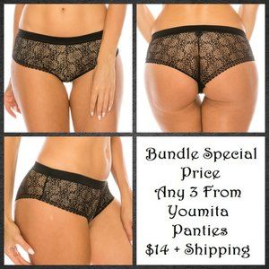 Youmita Floral Lace Hipster Underwear